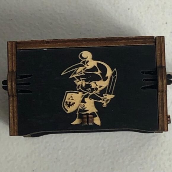 Zelda Breathe Of Wind Hand Crank Music Box Black Gaming Link - Picture 6 of 9